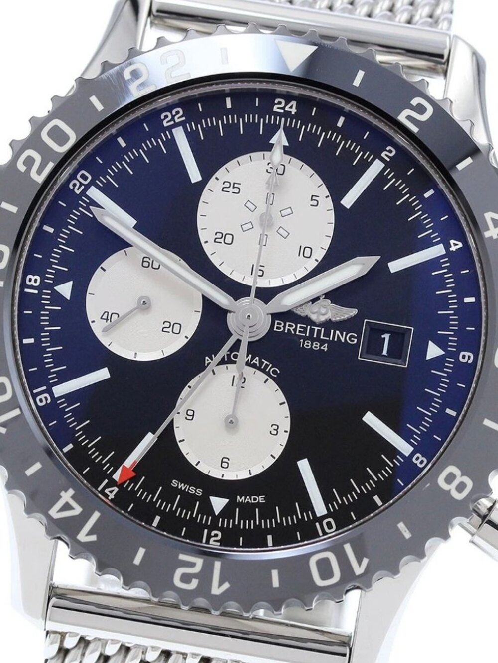 BREITLING Chrono liner Y24310 Date GMT Automatic Men's Watch_903586